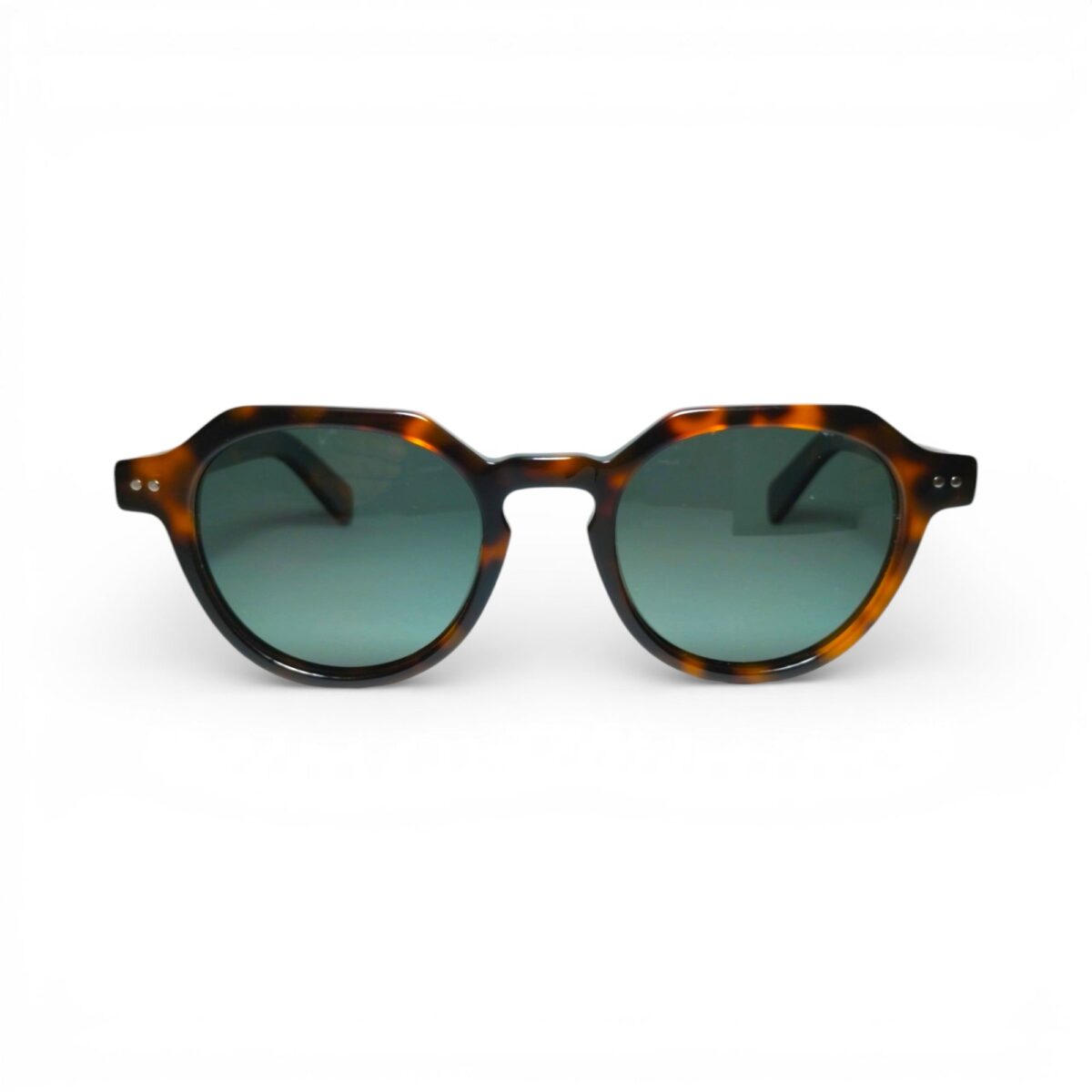 Anteojos de sol Linux acetato color carey, lente verde uv400 y polarizado – Nawi